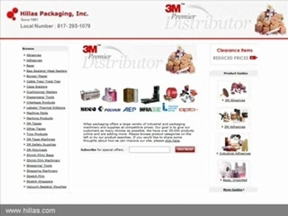 Hillas Packaging - 3M Industrial & Packaging Machinery and S