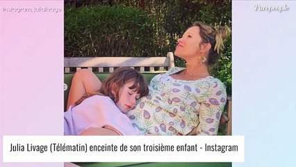 Video herunterladen: Julia Livage (Télématin) enceinte de son 3e enfant : gros ventre et accouchement imminent