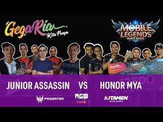 MLBB ALL STAR ARENA ELIMINATIONS JUNIOR ASSASSIN vs HONOR MyA