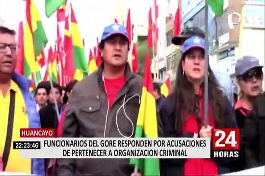 Huancayo: Funcionarios del GORE responden por acusaciones de pertenecer a organización criminal