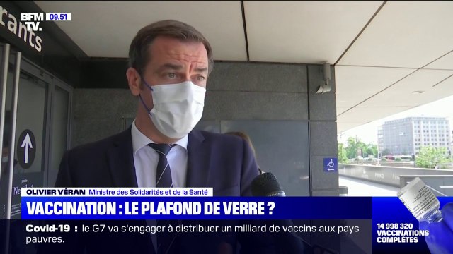 Olivier Véran: Il y a des créneaux disponibles du fait de l'augmentation de l'offre de vaccins, pas d'une réduction de la demande