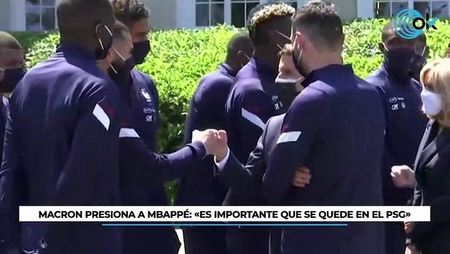 Macron presiona a Mbappé: «Es importante que se quede en el PSG»