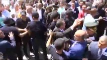 Şehit cenazesinde Kemal  Kılıçdaroğlu'nda yumurtalı protesto