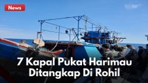 7 KAPAL DAN 84 ABK KAPAL PUKAT HARIMAU DITANGKAP !! HASIL TANGKAPAN IKAN HINGGA PULUHAN TON !!