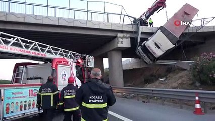 Hızını alamayınca facianın eşiğinden döndü