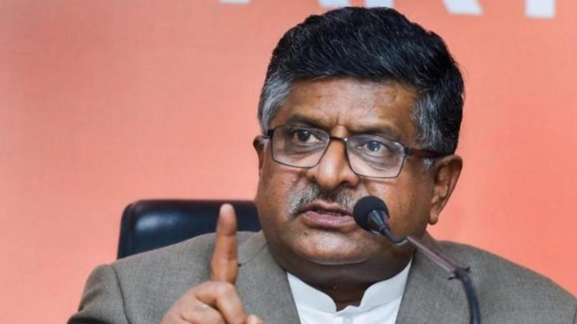 Ravi Shankar Prasad attacks on Kejrwial over Ration Scheme