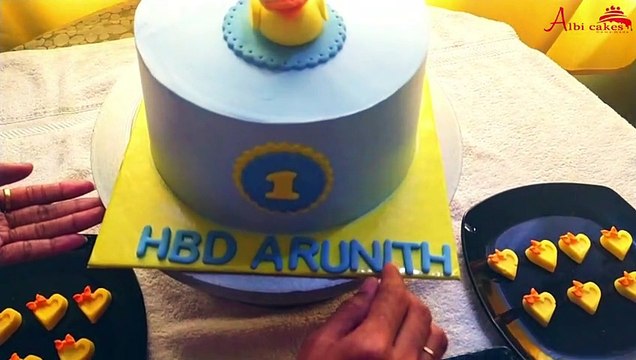 duck theme cake for birthday / cake for kids/ birthday cake celebration