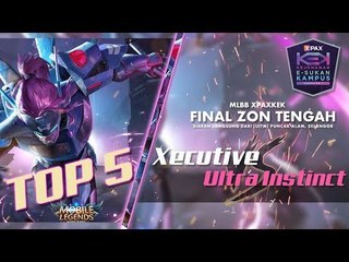 #XPAXKEK MLBB Semi Final 1 Zon Tengah - Top 5 Plays (UKM vs KPTM Bangi)
