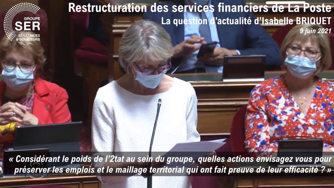 Isabelle Briquet : la question d'actualité du 10 juin 2021