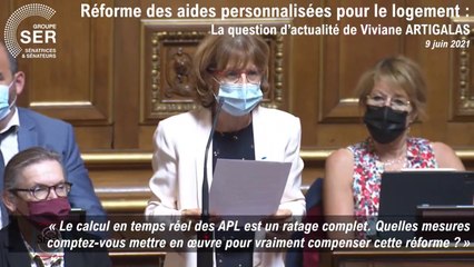 Viviane Artigalas : la question d'actualité du 10 juin 2021