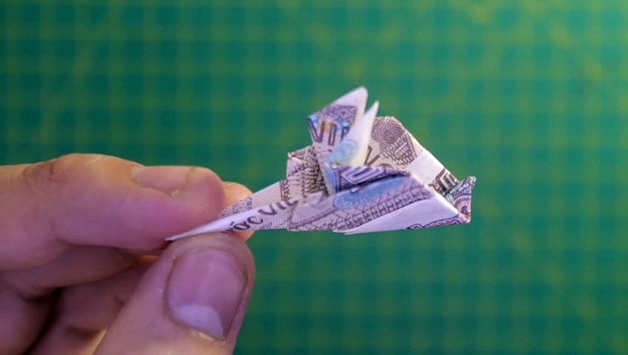 Demo parrot - origami money vietnam
