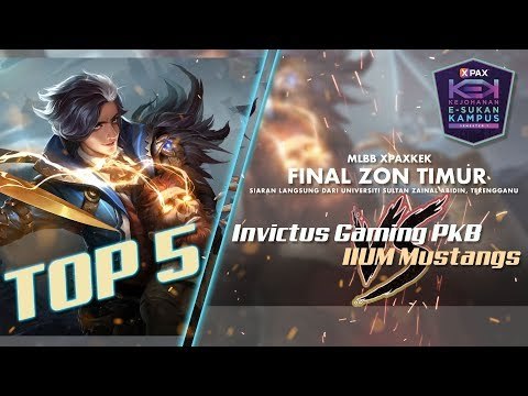 #XPAXKEK MLBB Separuh Akhir Pertama Zon Timur - Top 5 Plays (PKB vs IIUM)