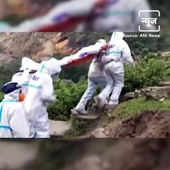 SDRF Team Helps An 82 Year Old Man To Reach The Hospital