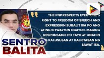 PNP, hinimok na gawing virtual na lamang ang mga planong protesta sa Araw ng Kalayaan