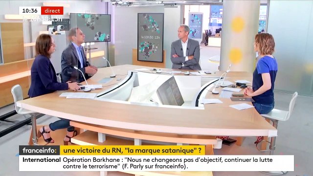 Elections régionales: Pour le ministre de l’Intérieur Gérald Darmanin, en visite à Dijon, un succès du Rassemblement National serait une marque satanique