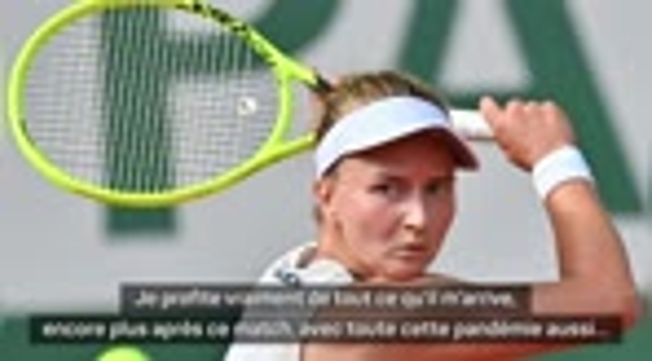 Roland-Garros - Krejcikova : "C'est très difficile de décrire ce que je ressens"
