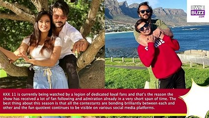 Shweta Tiwari spends quality time with Vishal Aditya Singh, Rohit Shetty grabs Arjun Bijlani’s neck