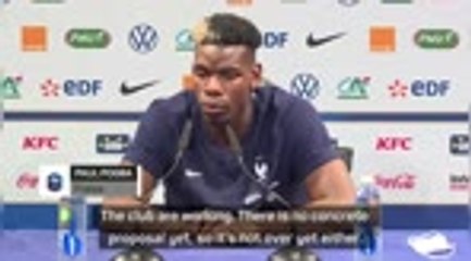 Download Video: Pogba denies transfer speculation will affect France form