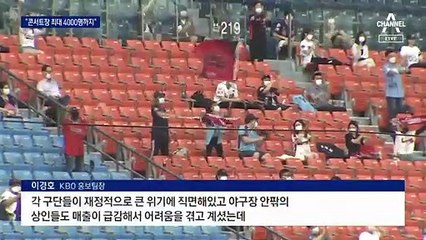 수도권 야구장·축구장 30% 입장 확대…공연장 4000명까지