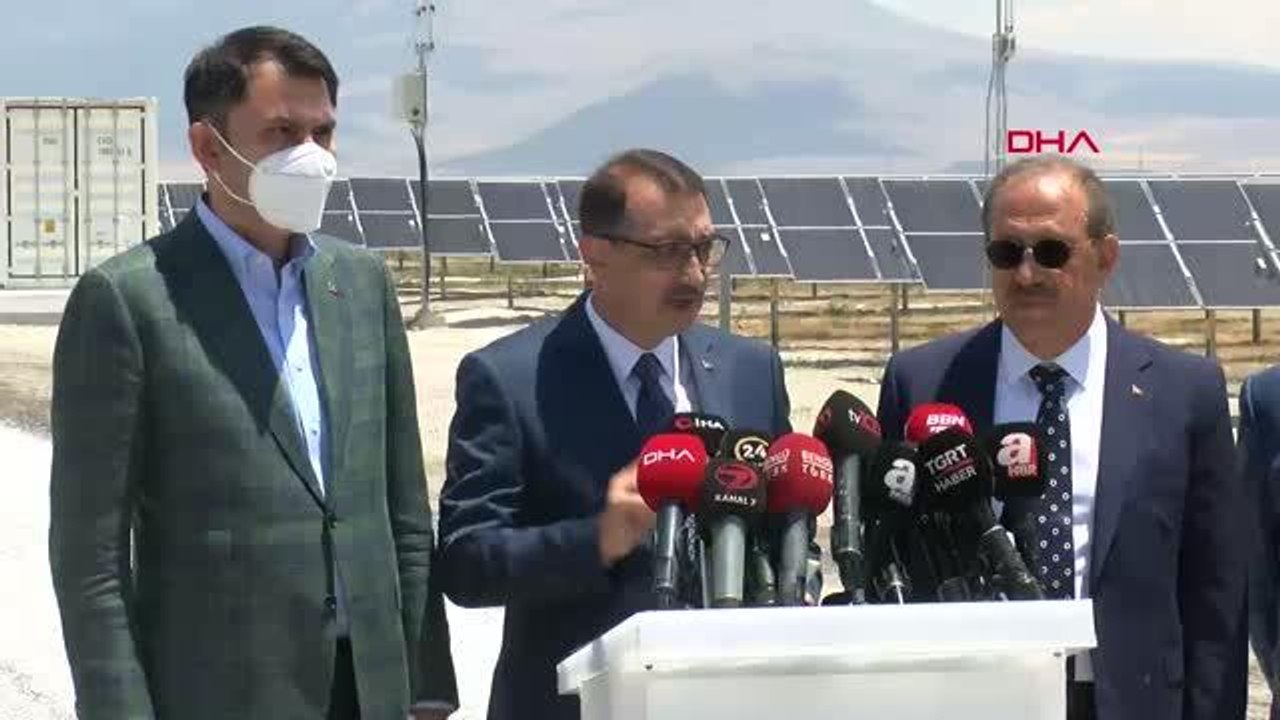 KONYA BAKAN DÖNMEZ: KARAPINAR GES'İ 2022'DE TAM KAPASİTEYLE DEVREYE ALACAĞIZ