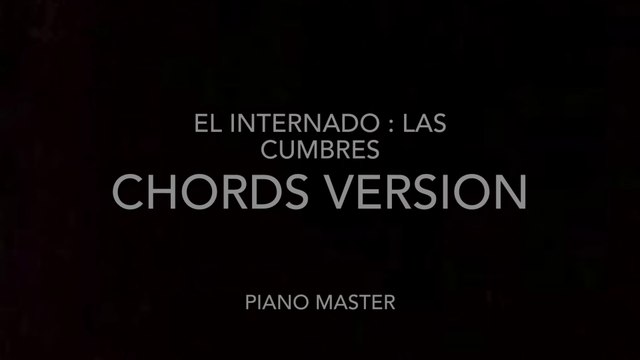 El Internado : Las Cumbres Chords Version
