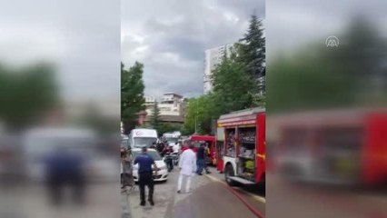 Başkentte bir huzurevinde yangın çıktı