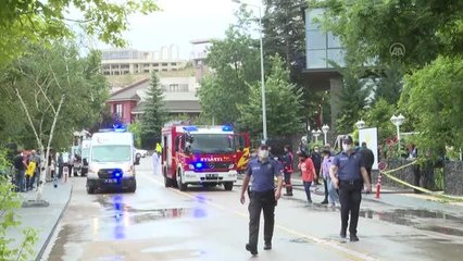 Başkentte bir huzurevinde yangın çıktı (3)