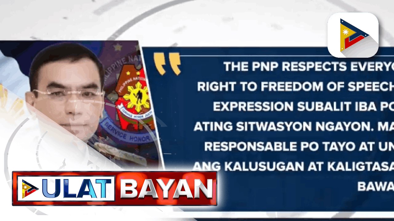 PNP, hinihikayat ang mga raliyista na mag-virtu...