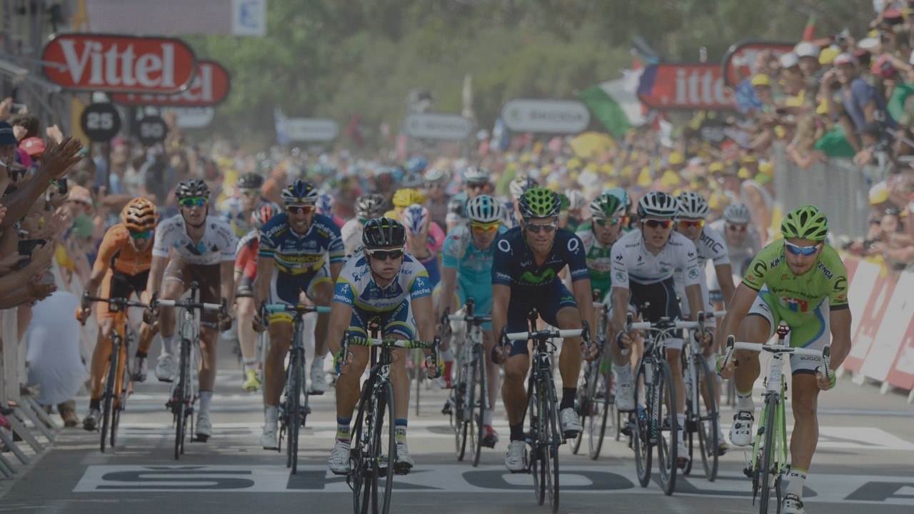 Simon Gerrans on Caleb Ewan's bike