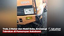 Empat Kendaraan Tabrakan Beruntun di Pamuruyan Sukabumi