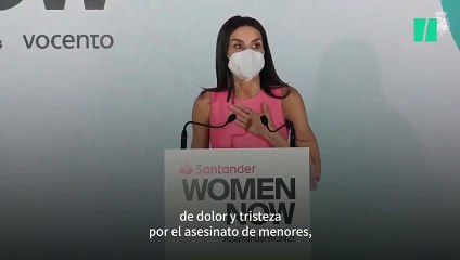 La reina Letizia expresa su "dolor y tristeza" por los asesinatos de Olivia y Rocío Caíz