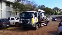 Veículo com registro de furto é recuperado, nesta manhã, em ação das forças de segurança de Cascavel