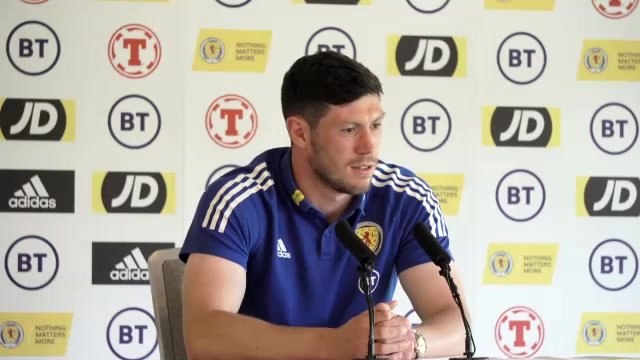 Scotland's Notts Forest defender Scott McKenna on Euros