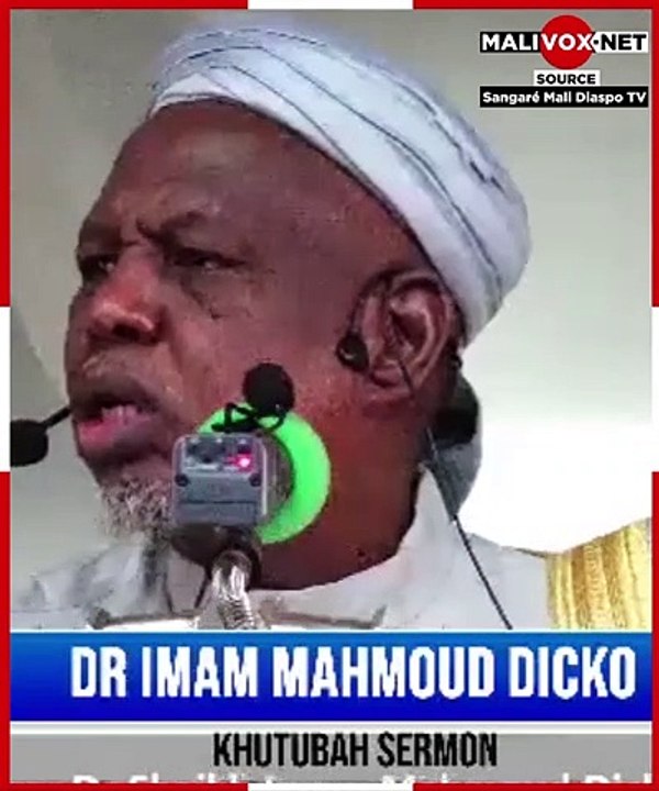 Mahmoud Dicko à la France : "Partez ! Si vous partez, Allah ne partira pas avec vous !" #Malivox #Mali