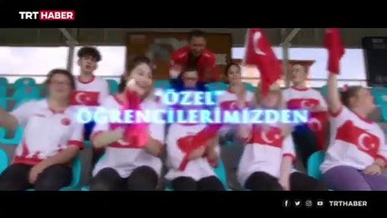 Özel öğrencilerden Milli Takım'a destek klibi