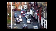 Shocking CCTV of disorder in Ridley Street, Sunderland.