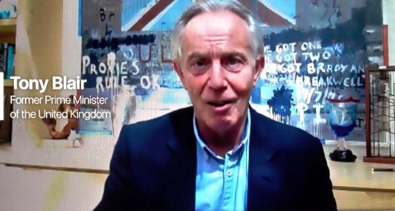 İngiltere eski Başbakanı Tony Blair, Türkiye'nin de yoğun bir şekilde yürüttüğü aşı seferberliğinin önemine değindi