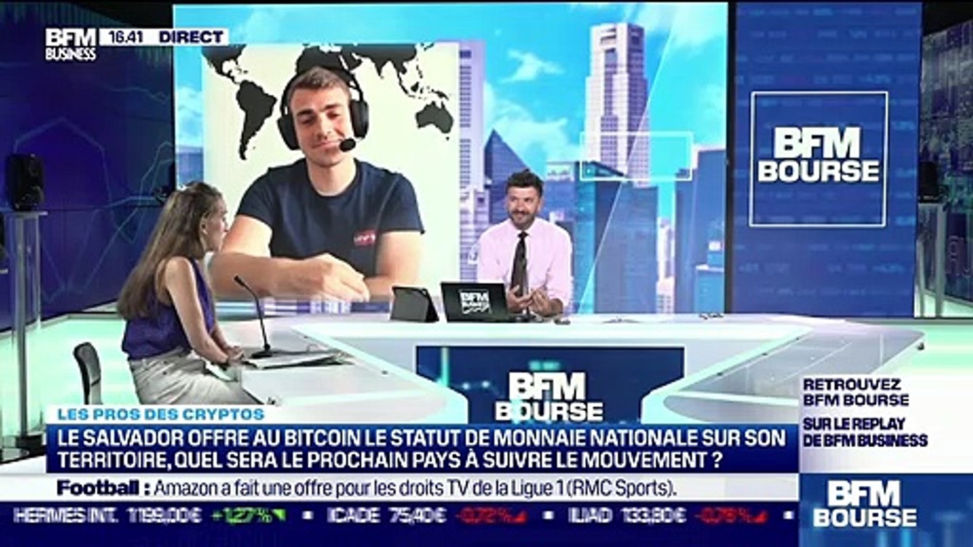 Charlie Perreau vs Owen Simonin vs Vincent Ganne : Quel sera le prochain  pays à donner au Bitcoin le statut de monnaie nationale ? - 11/06