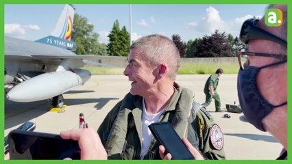 4000 heures de vol sur F16 : à 55 ans, « Steph » devient une légende de la force aérienne