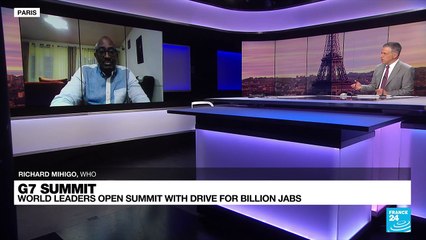 World leaders open G7 summit with drive for billion jabs