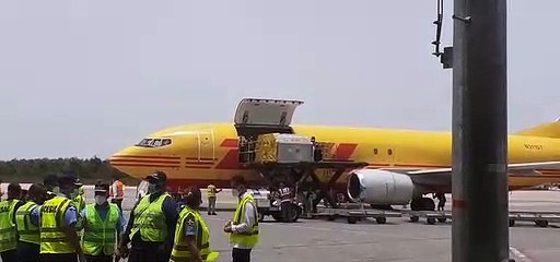 Llegada de vacunas desde EEUU