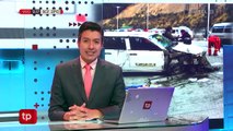 La Paz: Conductor pierde un brazo tras impactar su taxi contra las vallas de la Autopista