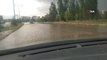 Kütahya'da sağanak yağış etkili oldu.. Yollar göle döndü