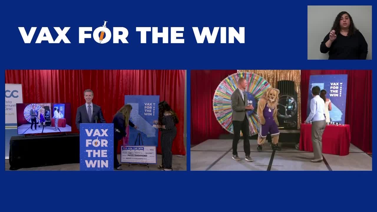 Kern County winner drawn at California vaccine lottery drawing