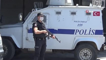 Diyarbakır'da cinayet zanlısı damadın evinin etrafında TOMA'lı önlem