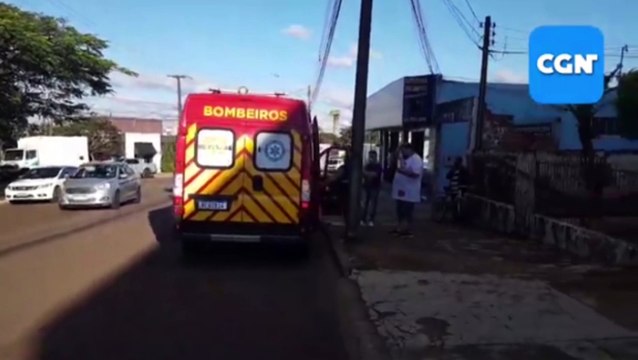 Homem de 32 anos fica ferido ao ser atropelado por moto no Bairro São Cristóvão