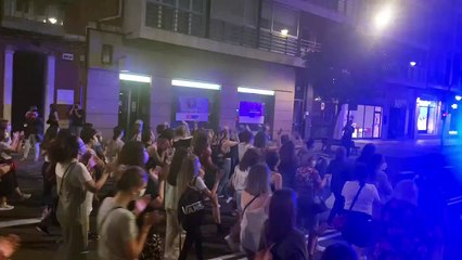 Valladolid clama contra la violencia machista al grito de "no se han muerto, las han asesinado"