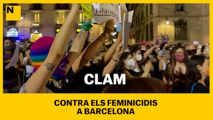 Clam contra els feminicidis a Barcelona