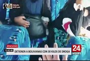 Ayacucho: detienen a bolivianas con más de 50 kilos de droga