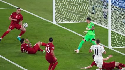 Italia aplasta a Turquía en el primer partido de la Eurocopa 3-0